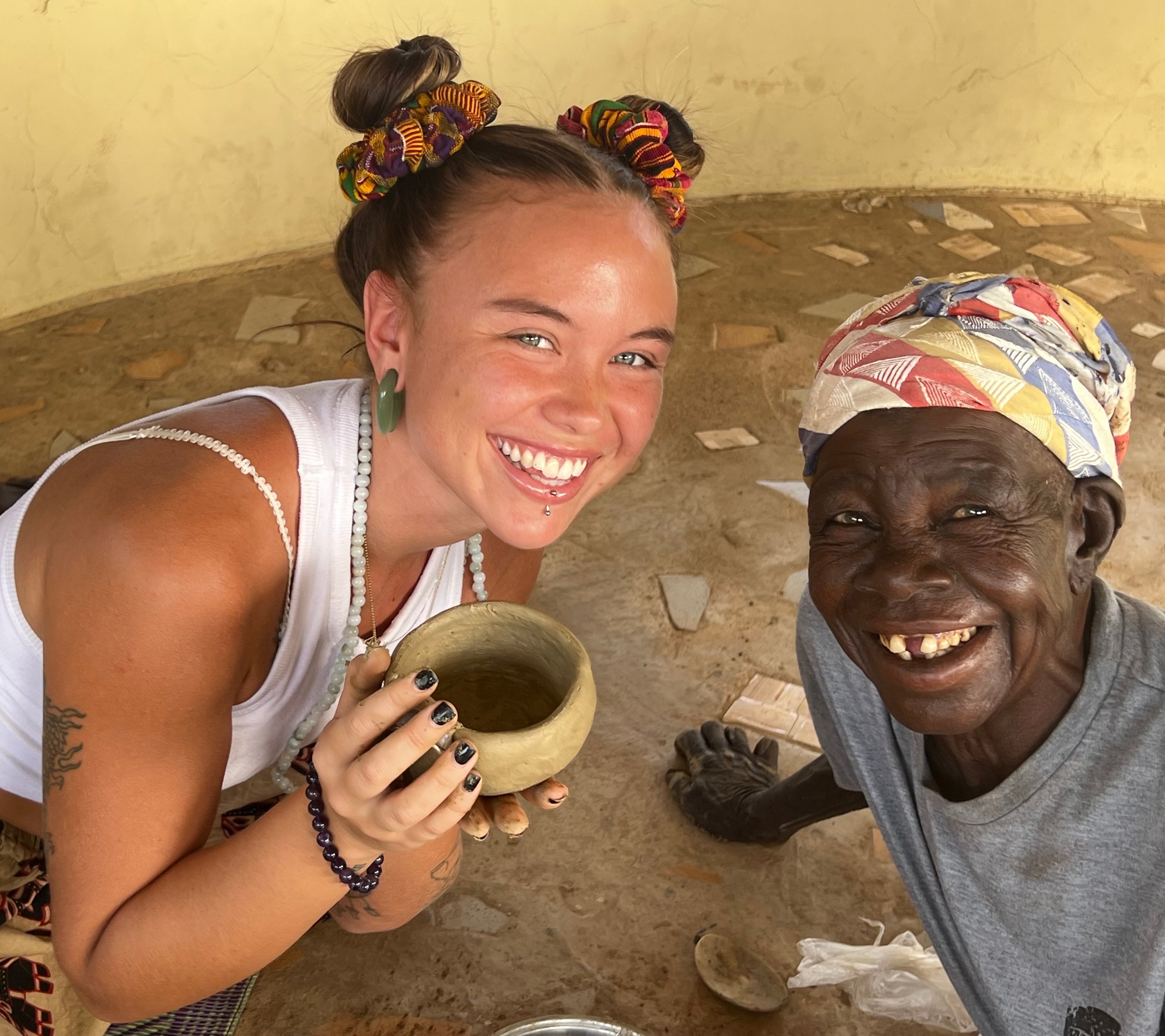 Former Walking for Water Club president, now 24, traveled to Ghana for latest well installation